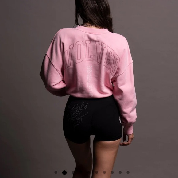 (ISO) WOLF HEAD KANJI AVA CREWNECK IN CHERRY BLOSSOM SIZE XS - Picture 7 of 7